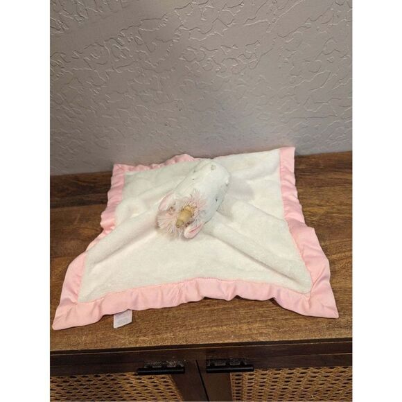 Carters White Pink Unicorn Baby Security Blanket Lovey - Picture 2 of 3